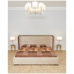 Простыня на резинке, бязь "Всё себе"; Ночной город ;Размер:140 х 200