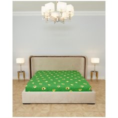 Простыня на резинке, Поплин "Всё себе"; Летний фрукт; Размер: 180 х 200