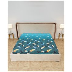 Простыня обычная, бязь "Всё себе"; Перья; Размер: 2.0