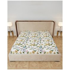 Простыня обычная, Поплин; "Всё себе"; Шум; Размер: Евро