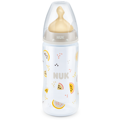 NUK First Choice Plus Бутылочка с соской из латекса - Арбуз, отверстие "М", размер 1, (300 мл)