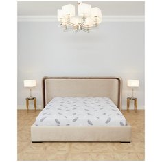 Простыня обычная, Поплин; "Всё себе"; Меандр; Размер: 2.0