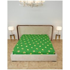 Простыня обычная, Поплин; "Всё себе"; Летний фрукт; Размер: 2.0