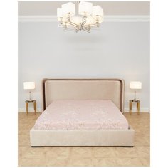 Простыня обычная, Поплин; "Всё себе"; Камелия; Размер: 2.0