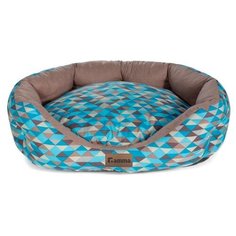 Лежанка овальная мини мозаика, 440*360*150мм, гамма (2 шт) Gamma