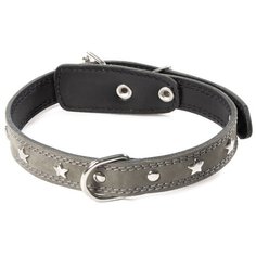 Ошейник кожаный милитари, 25мм*500мм, гамма Triol