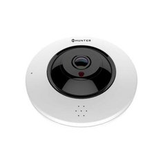 HUNTER HN-F326PSWAE панорамная IP-видеокамера 4Мп*15к/с, f=1.05мм, POE, микрофон, поддержка SD, Wi-Fi