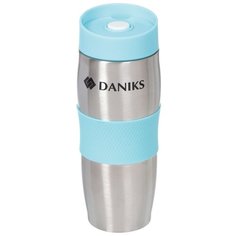 Термокружка Daniks SL-069, 0.38 л тиффани