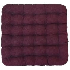 Подушка на сиденье "УЮТ - ПРЕМИУМ". Цвет бордовый. Smart Textile