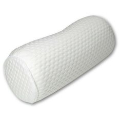 Подушка-валик Smart Textile ортопедическая Эйфория 11 х 27 см белый
