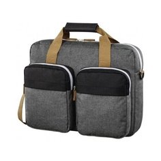 Сумка для ноутбука HAMA Florence II Notebook Bag 15.6, серая с черным