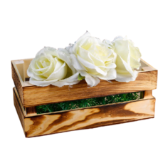 Кашпо Дарим красиво Двушка Лайт 24.5 × 13.5 × 9.5 см обжиг