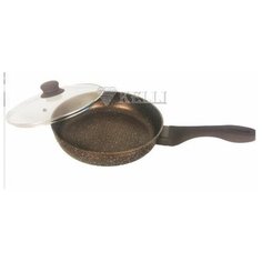 Kelli KL-4087C-22 Сковорода с мраморным покрытием с крышкой 22см KELLI