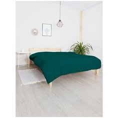 Пододеяльник на молнии трикотаж "Всё себе"; Морская волна; размер Евро"