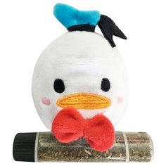 Игрушка для кошек ROSEWOOD Disney мягкая с кошачьей мятой "Дональд Дак", белый, 9х9х3см