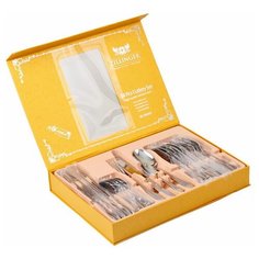 Zillinger Набор столовых приборов Versailles ZL-785 24 предмета серебристый/золотистый