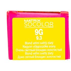 Matrix Socolor Beauty стойкая крем-краска для волос, 9G очень светлый блондин золотистый, 90 мл