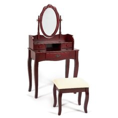 Столик Tetchair с пуфом NY-V3024, cherry