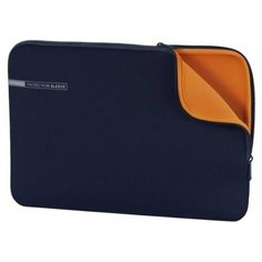 Сумка для ноутбука HAMA Чехол Notebook 13.3, синий/оранжевый