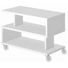 Столик журнальный Мэрдэс СЖ-1, ДхШ: 80 х 45 см, белый Merdes