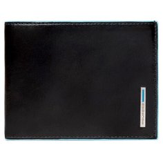 Портмоне PIQUADRO Blue Square PU257B2R, натуральная кожа черный