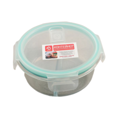 Доляна Контейнер Клик 0.95 л, 18.3x18.3 см, прозрачный