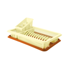 Сушилка для посуды Plast Team Лилия, 48x30.5x17 см