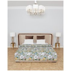Пододеяльник, Поплин "Всё себе"; Цветочный сад;Размер:Евро