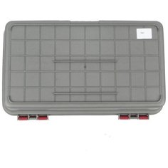 Ящик рыболова двухполочный красный Helios