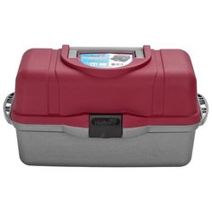 Ящик рыболова трехполочный красный Helios