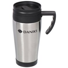 Термокружка Daniks SL-109, 0.45 л стальной