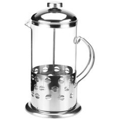 Френч-пресс Доляна Зерна (1 л) серебристый