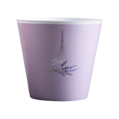 Кашпо Дарите счастье Лаванда 12х12х12 см сиреневый