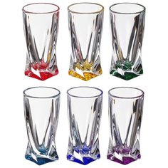 Набор стопок (6 шт) квадро декорейшн 72r93 50 мл Crystalite (669-047)