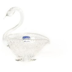 Ваза для конфет 13см."Хрусталь Лебедь" Glasspo