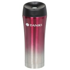 Термокружка Daniks SL-NT015, 0.45 л вишневый