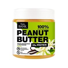 Паста арахисовая "Ваниль", протеиновая Nuts Bank 500 г