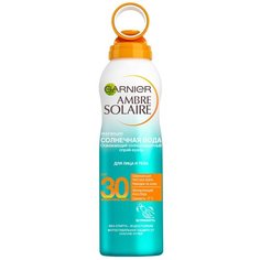 GARNIER Ambre Solaire солнцезащитный спрей-вуаль Солнечная вода SPF 30 200 мл