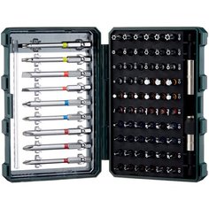 Набор бит Metabo 626704000, 71 предм., зеленый