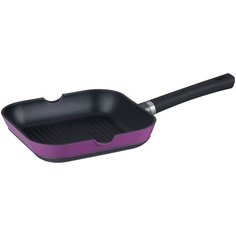 Сковорода-гриль GIPFEL Violeta 0407, 24х24 см, черный/фиолетовый