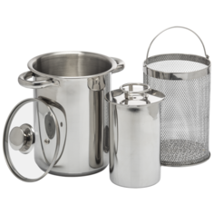 Набор посуды BROWIN 313515 4 пр. серебристый