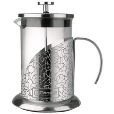 Френч-пресс Rondell Vintage RDS-1325 (0.6 л) серебристый
