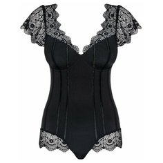 Боди Obsessive, размер S/M, черный