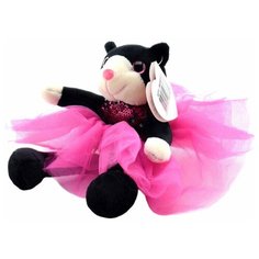 Мягкая игрушка ABtoys Кошка в платье (с пайетками) 20 см