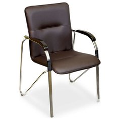 Стул Креслов Самба, металл/искусственная кожа, цвет: шоколадный