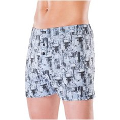 Lowry Трусы шорты классической посадки, размер XL, голубой