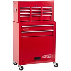 Тележка STAYER 38909-K ящики: 2 шт. полки: 6 шт. красный