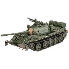 Сборная модель советского танка T-55A/AM с минным тралом KMT-6/EMT-5, 1:72 Revell