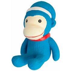 Игрушка со сладким ароматом ванили для собак Japan Premium Pet в виде обезьянки, с функцией чистки зубов, для мелких и средних пород собак.