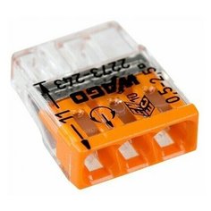 2273-243 Клемма соединительная с пастой WAGO 3x, 100 шт, Оригинал